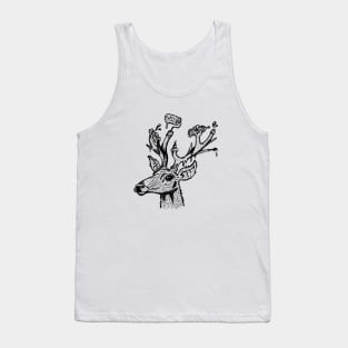 Graffiti Deer Tank Top